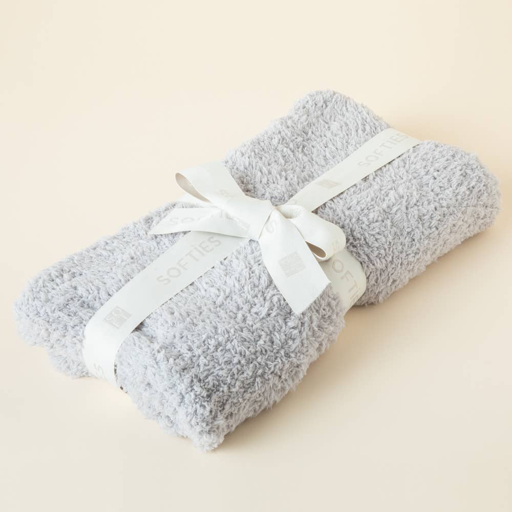 Softies Ultra-Lite Marshmallow Throw Pillow Case, 2-Pack, Grey
